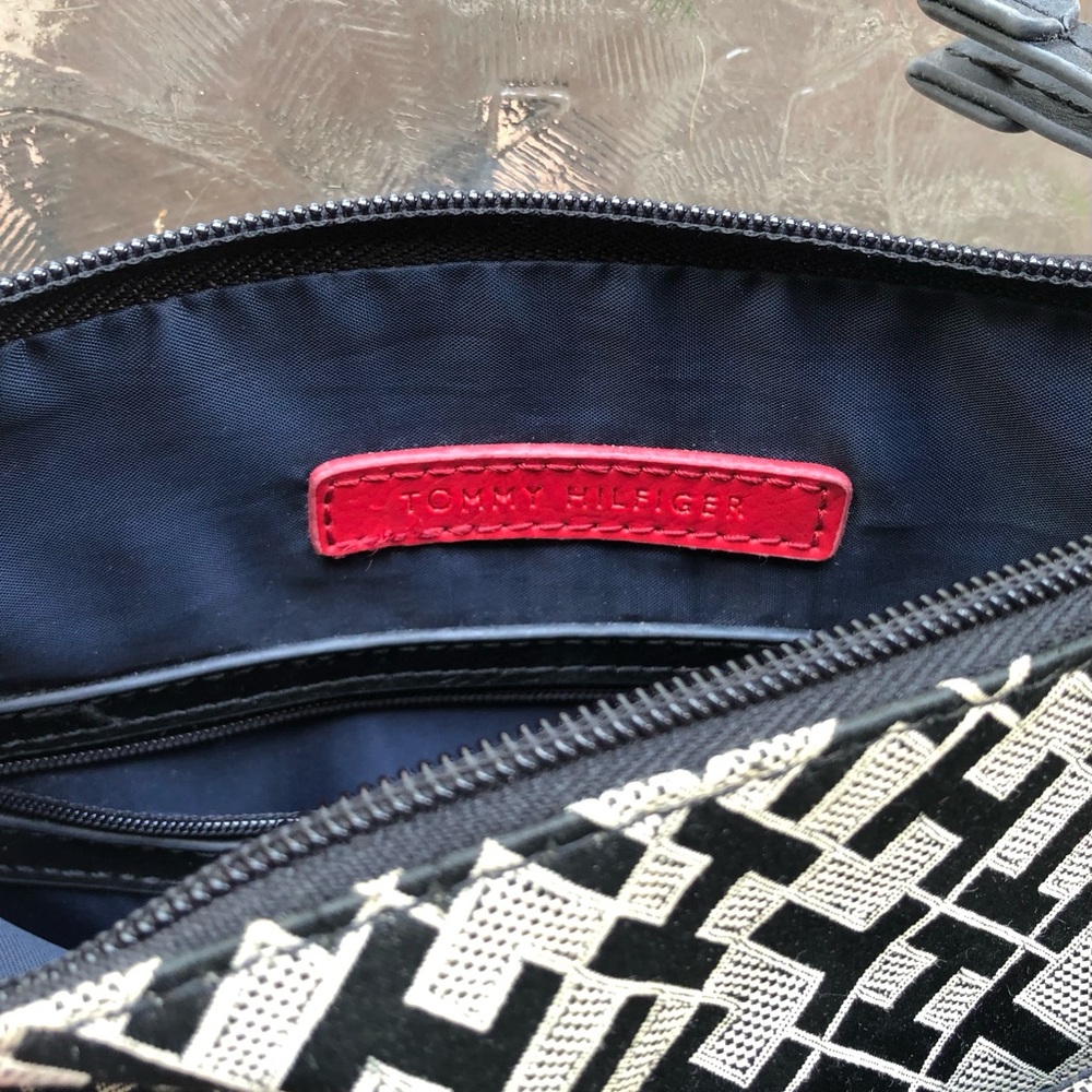 Vintage Black and White Tommy Hilfiger Small Bag Purse